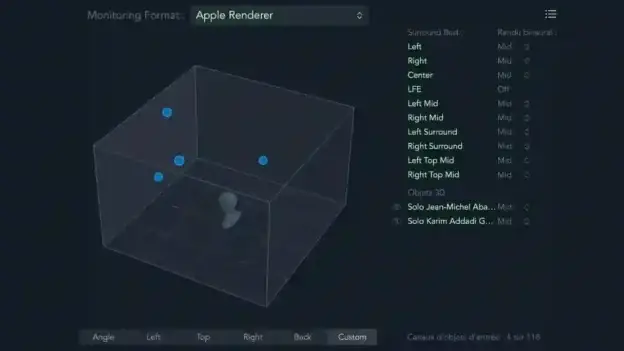 Mixer en Dolby-Atmos Maitriser la suite en formation Logic pro à Grenoble (prise en charge AFDAS pour els intermittents du spectacle)