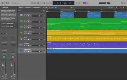 Logic Pro glossaire du Home Studio, enregistrer en midi sur plusieurs pistes