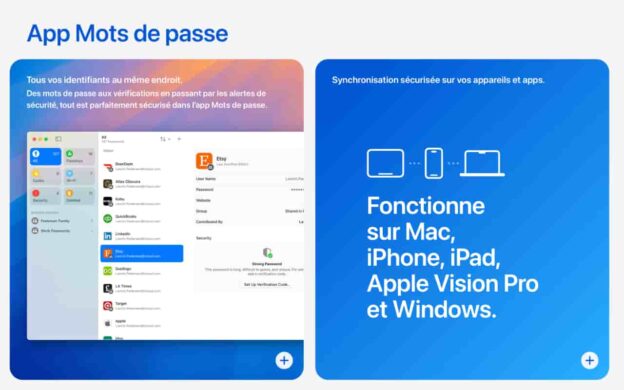 Le nouveau gestionnaire de mot de passe de macOS Sequoia