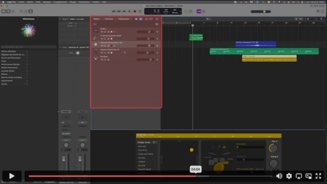 bien démarrer sur logic pro